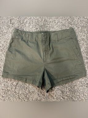 a new day Olive Green Cotton Blend Shorts